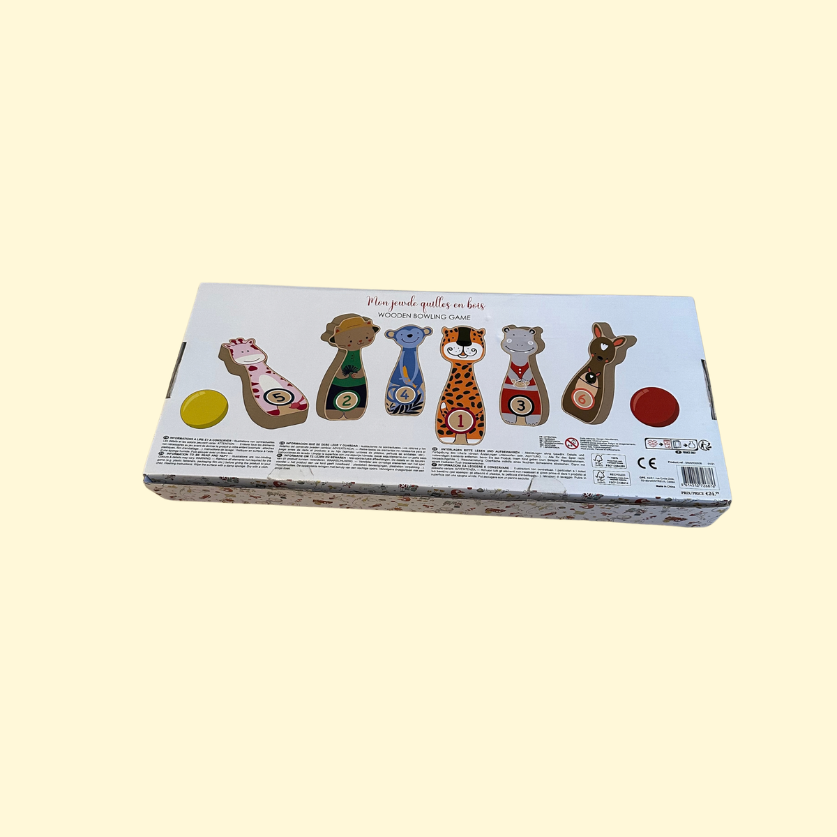 Jeu de quilles en bois