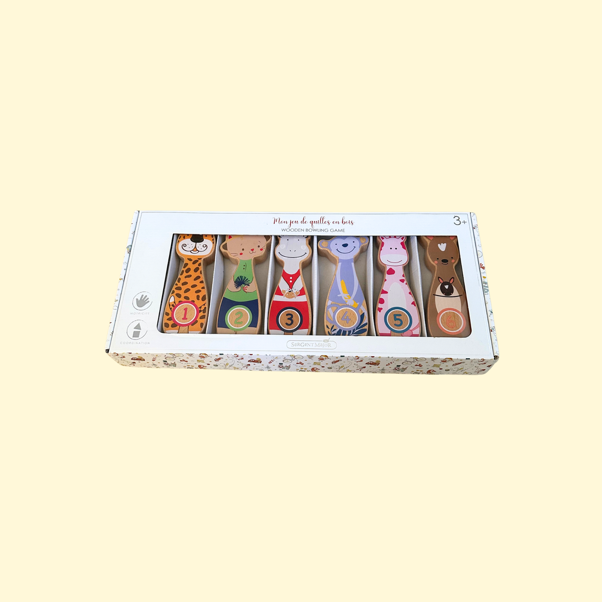Jeu de quilles en bois