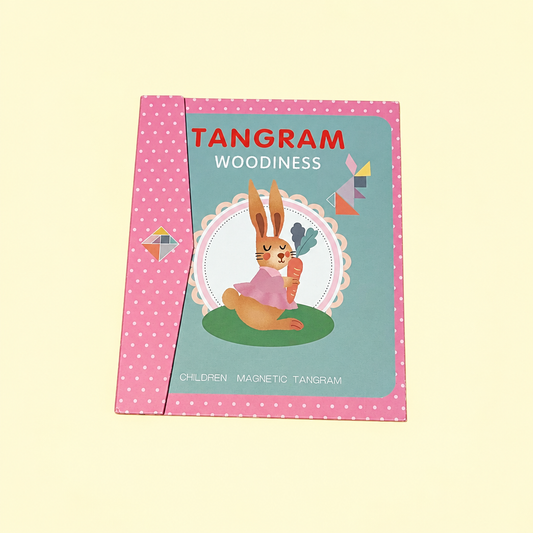 Couverture du Tangram rose, retouche lumineuse